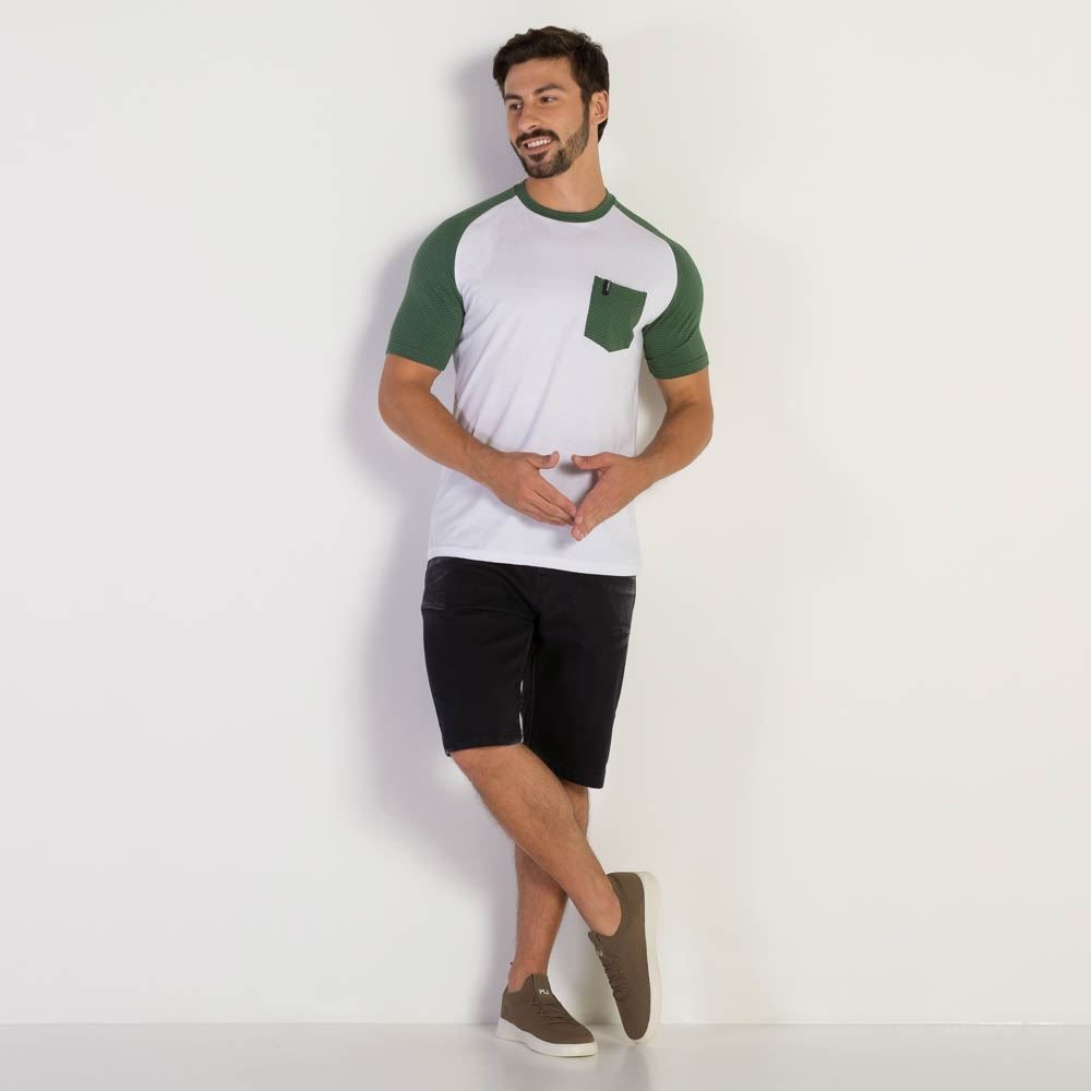 Camiseta Masculino Raglan Nicoboco