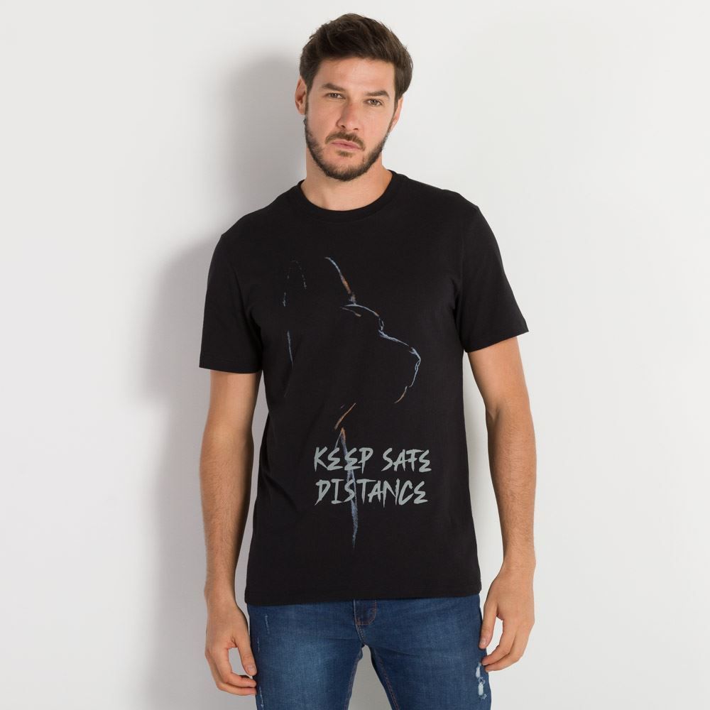 Camiseta Meia Malha Distance Marc Alain