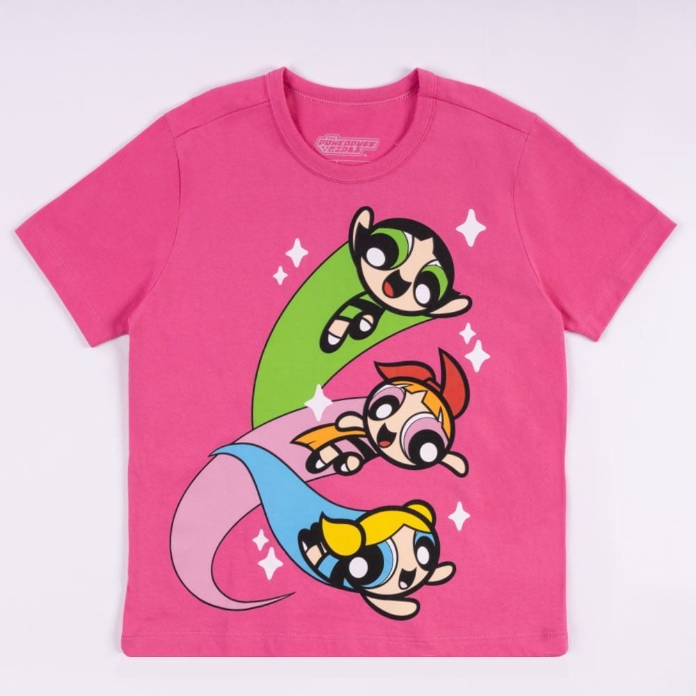 Camiseta Meninas Super Poderosas Juvenil 12 a 16 Anos