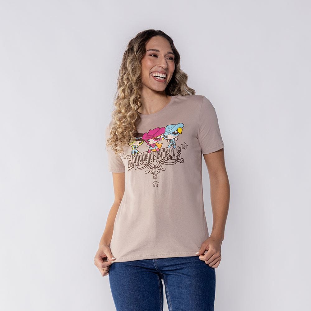 Camiseta Meninas Super Poderosas Rodeo Girls Bandup