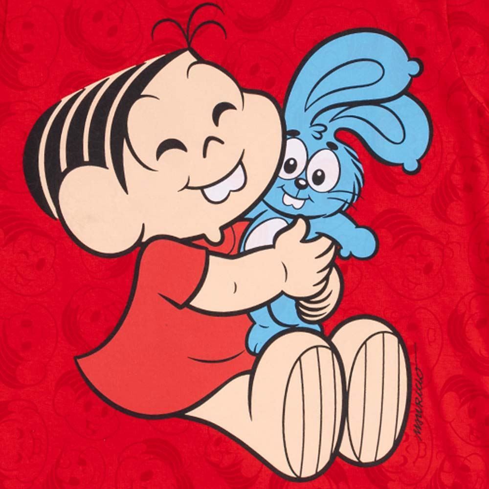 Camiseta Mônica E Sansão Infantil 4 a 10 Anos Turma da Mônica