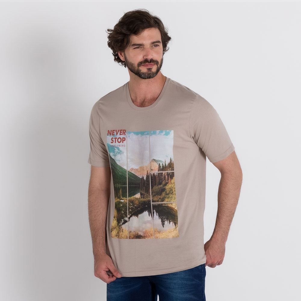 Camiseta Montanha Silk Marc Alain