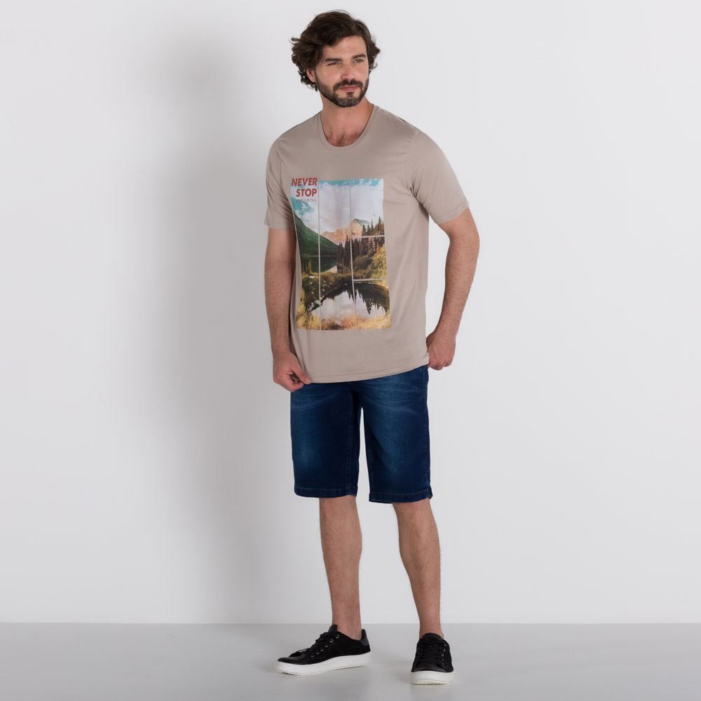 Camiseta Montanha Silk Marc Alain