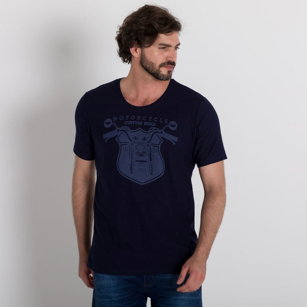 Camiseta Motorcycle Custom Build Marc Alain