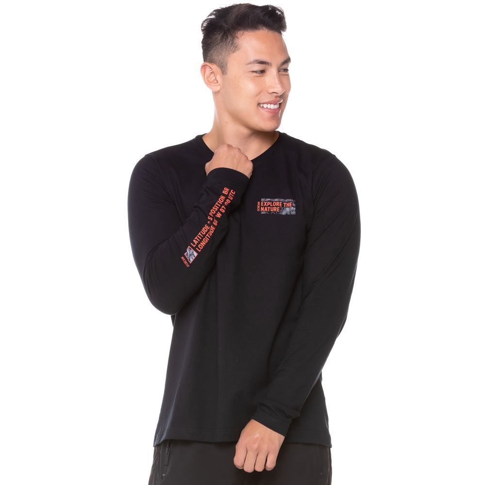 Camiseta Nature Manga Longa Scream