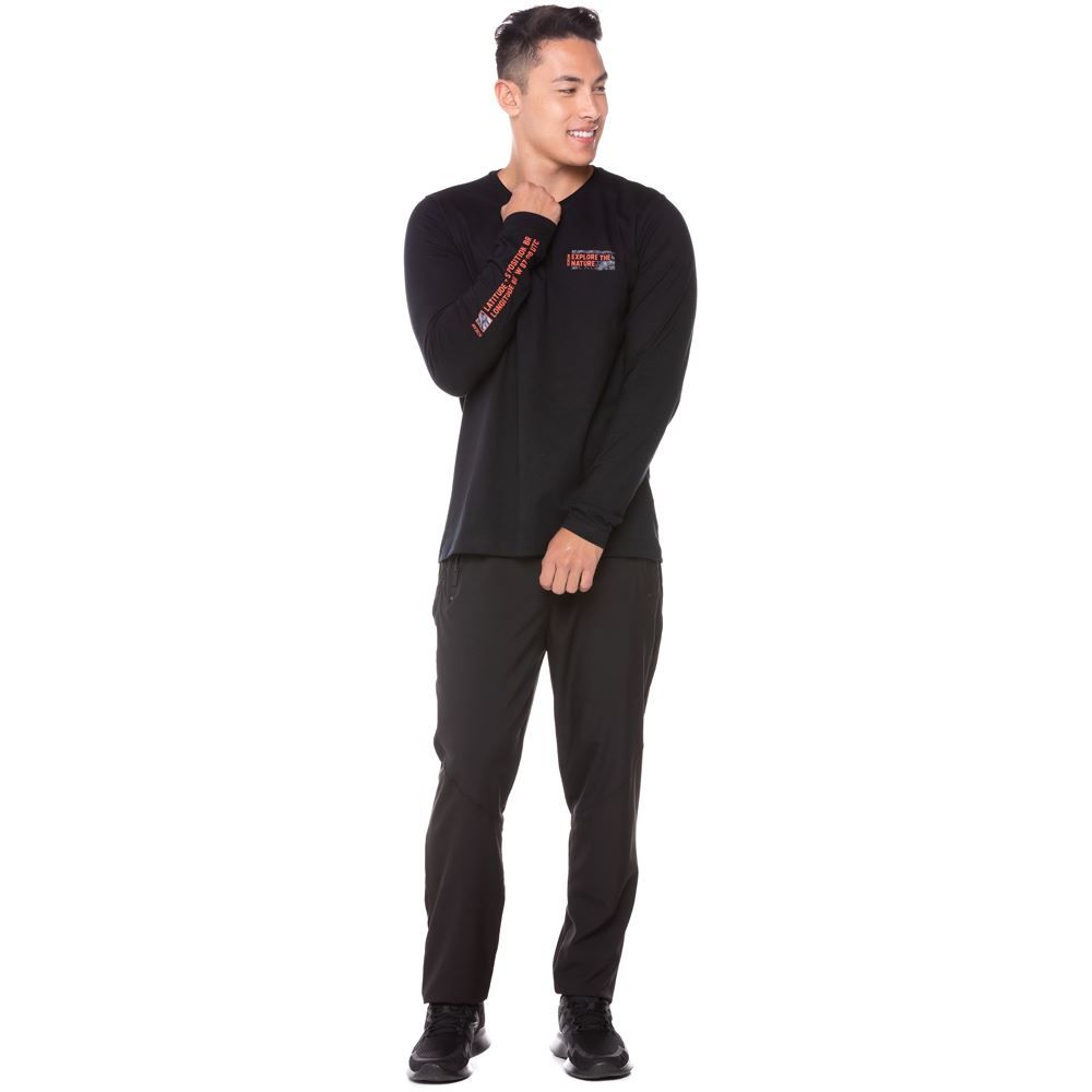 Camiseta Nature Manga Longa Scream