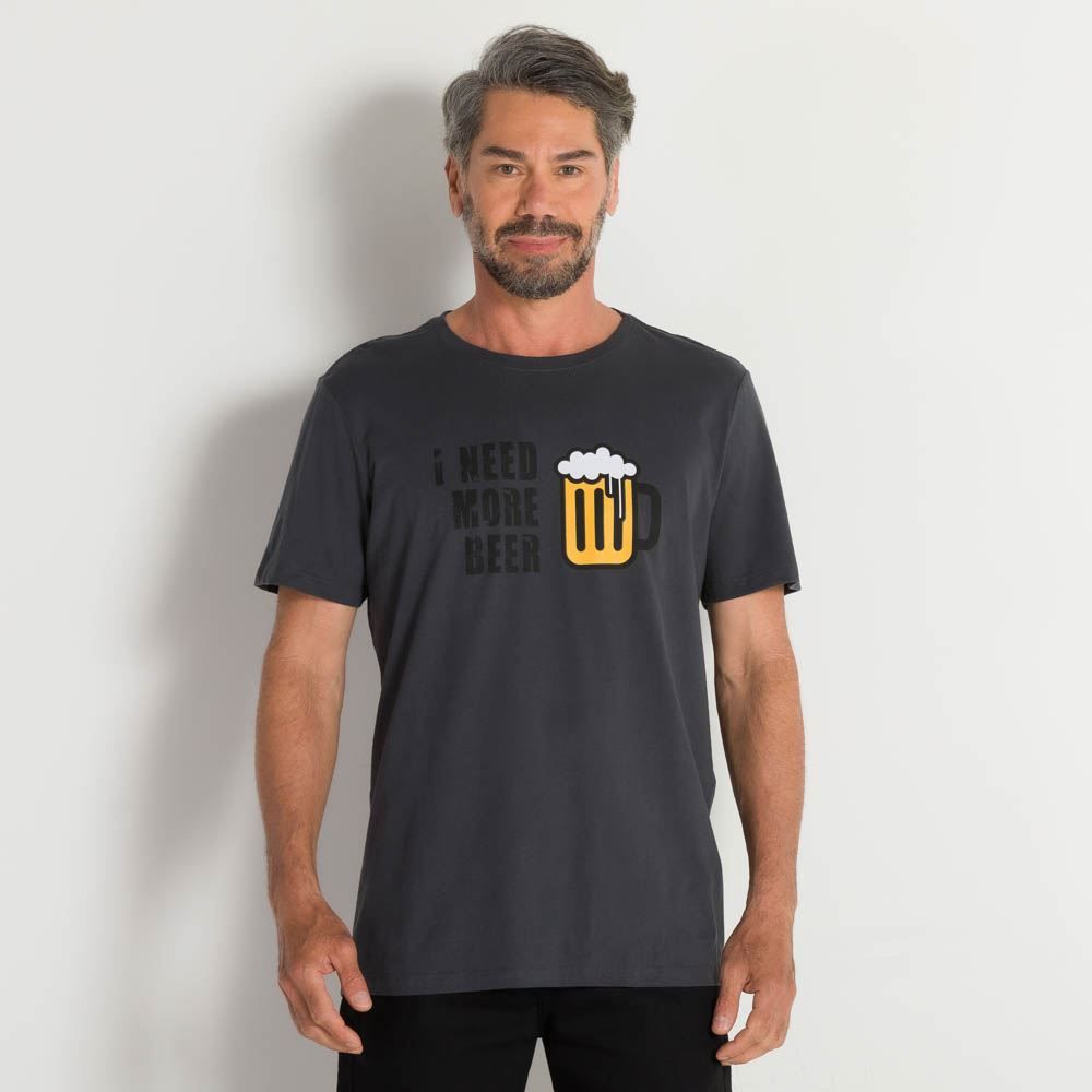 Camiseta Pais I Need More Beer Marc Alain