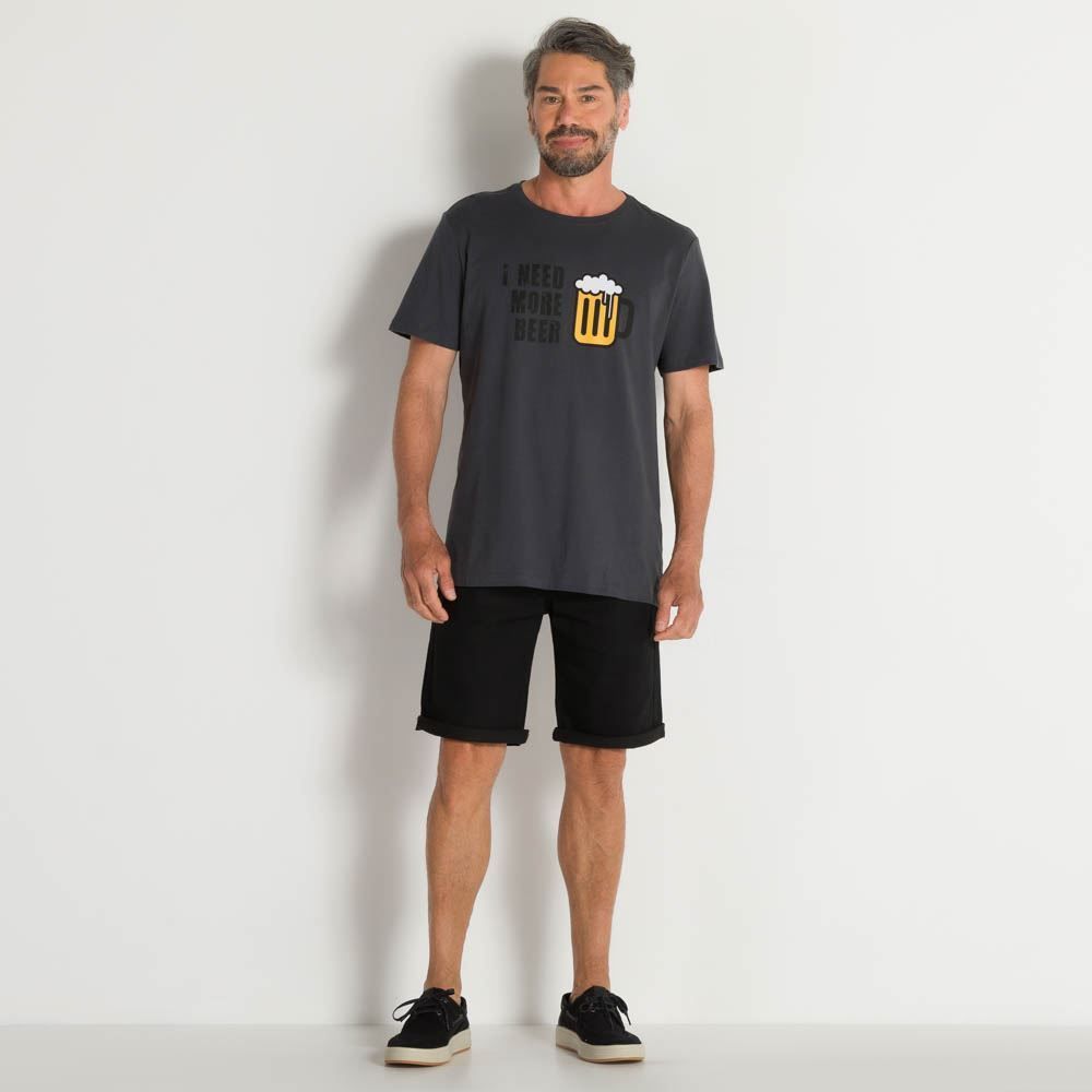 Camiseta Pais I Need More Beer Marc Alain