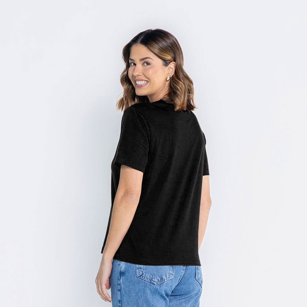 Camiseta Pima Feminina Básica Patricia Foster