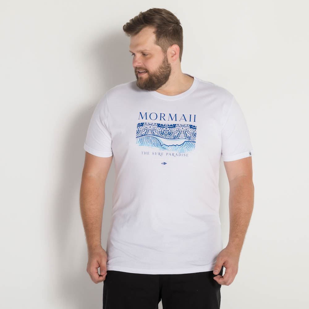 Camiseta Plus Size Masculino Paradise Mormaii