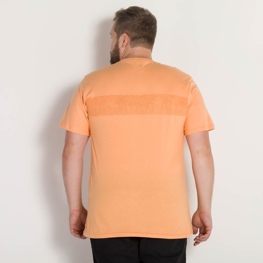 Camiseta Plus Size Meia Malha Estampada Nicoboco