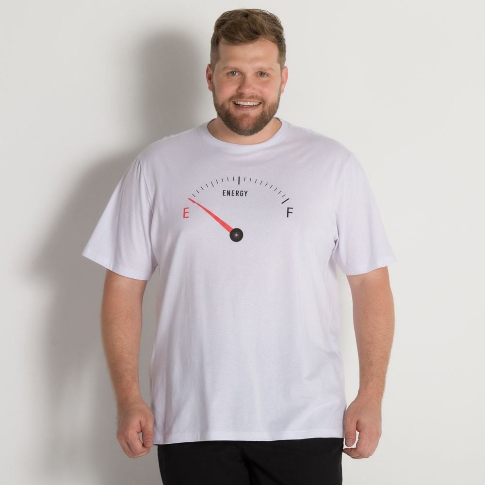 Camiseta Plus Size Pais Energy Marc Alain