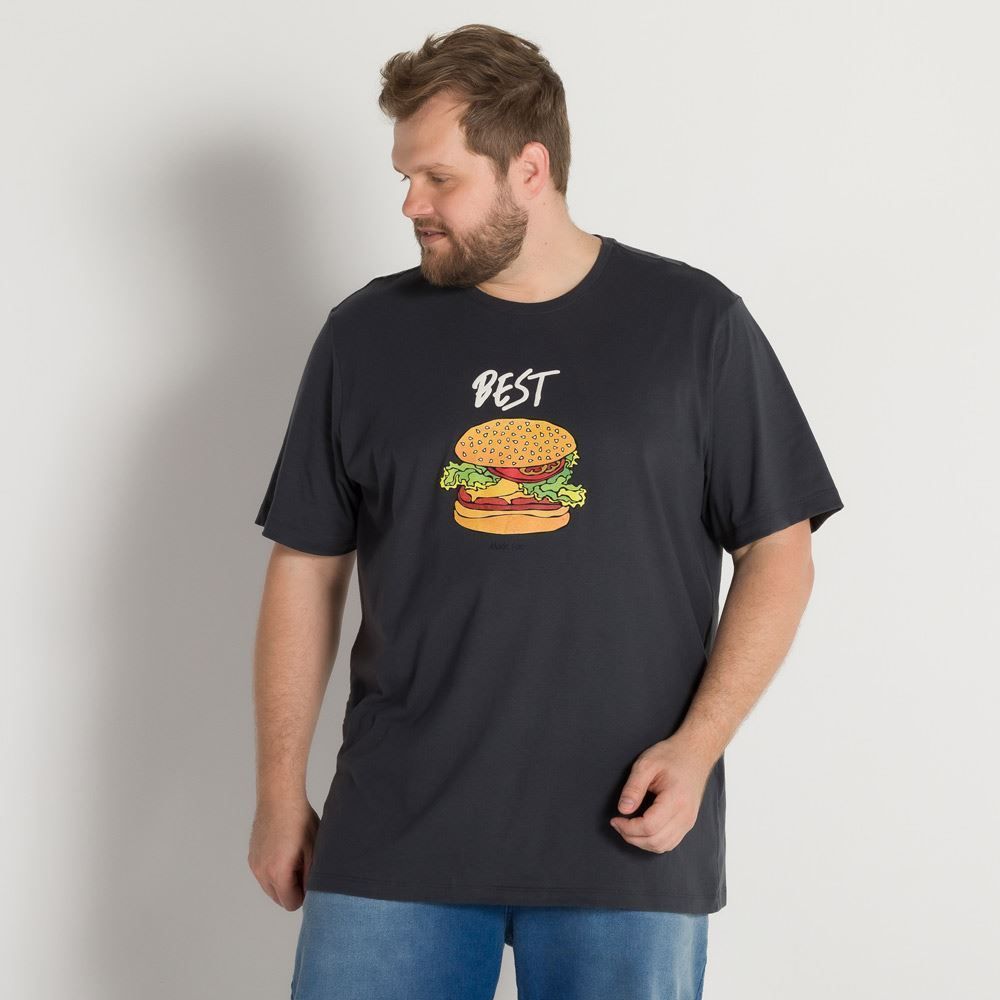Camiseta Tal Pai Tal Filho Plus Hambúrguer Marc Alain