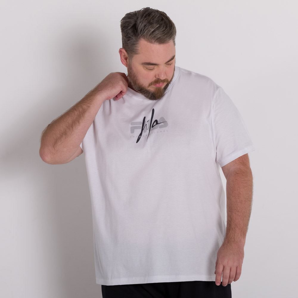 Camiseta Plus Size Signature Fila