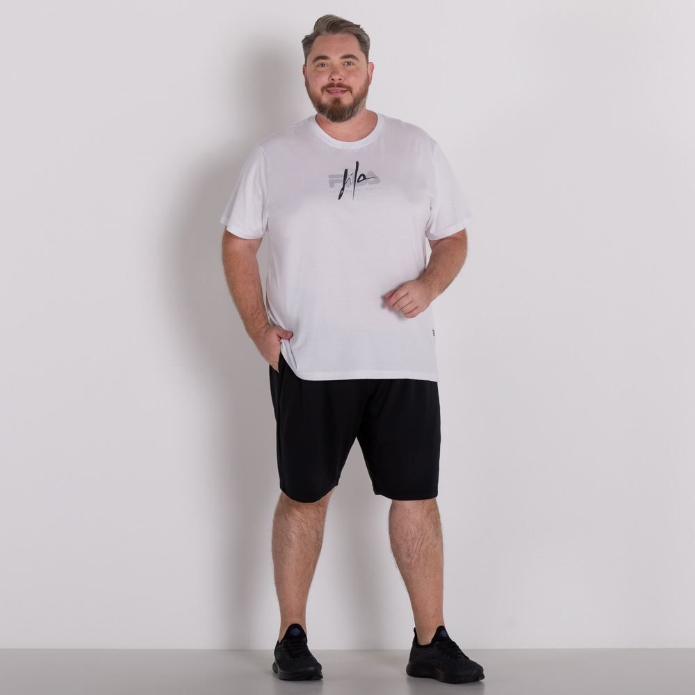 Camiseta Plus Size Signature Fila