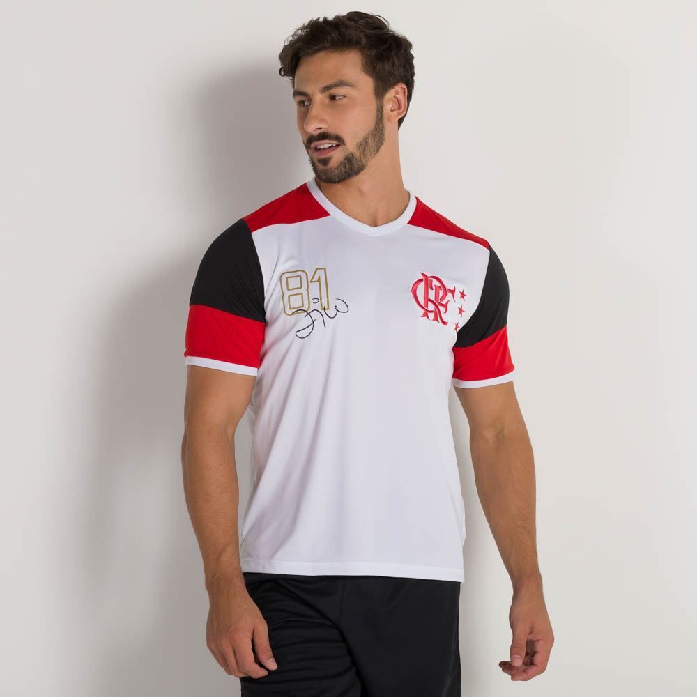 Camiseta Retrô Zico Flamengo