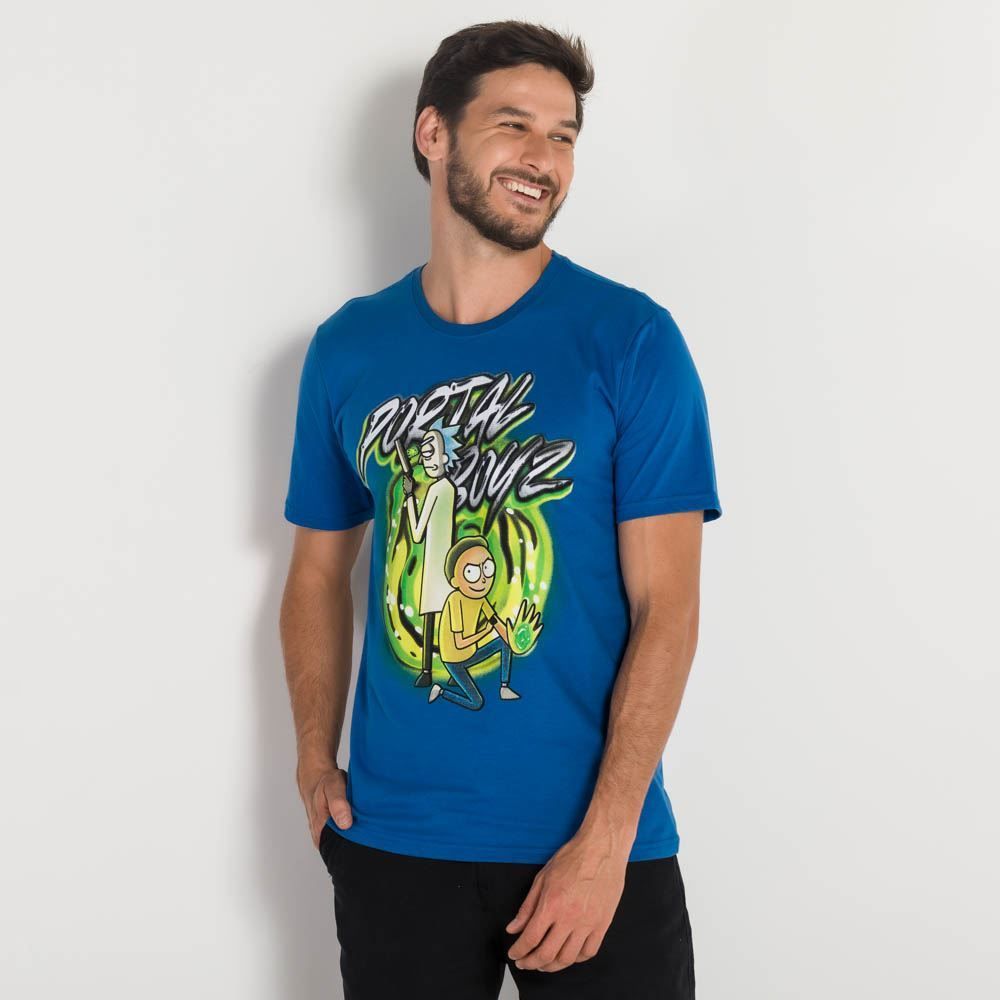 Camiseta Rick And Morty Portal BandUP
