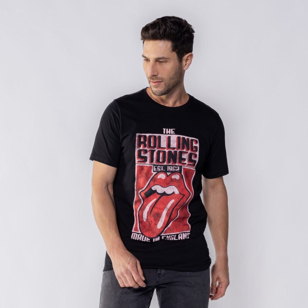 Camiseta Rolling Stones Masculina Bandup