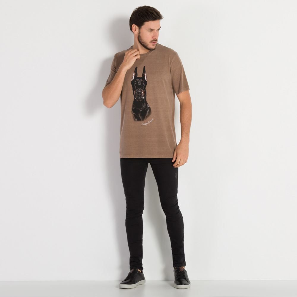 Camiseta Silk Na Frente Marc Alain