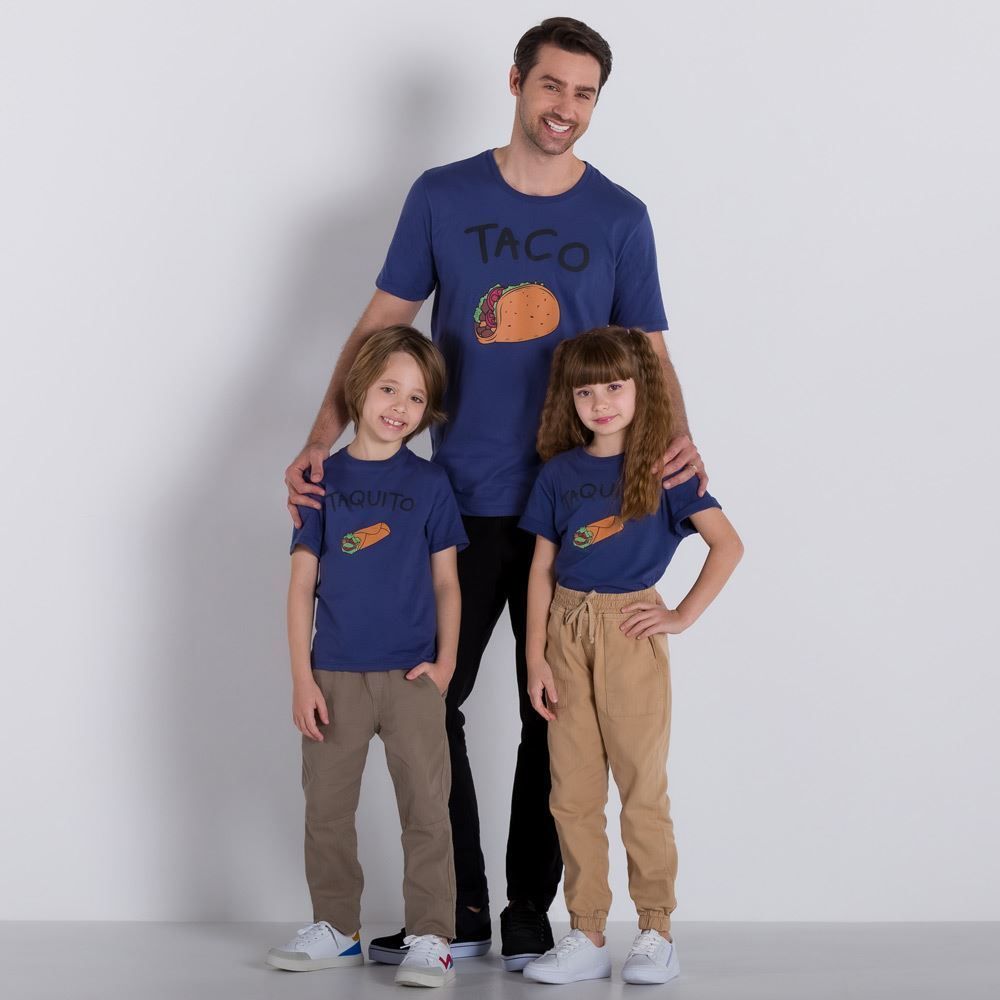 Camiseta Taco Manga Curta Marc Alain