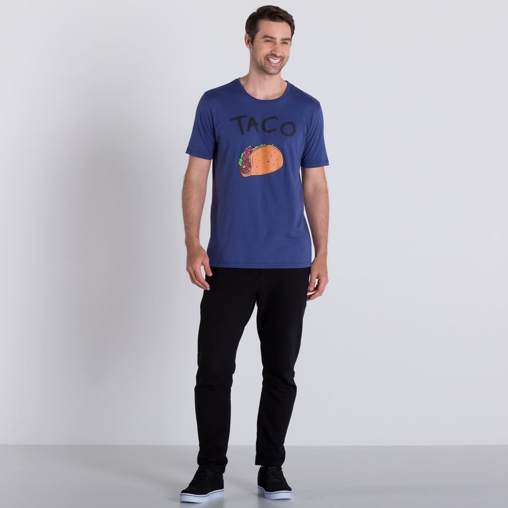 Camiseta Taco Manga Curta Marc Alain