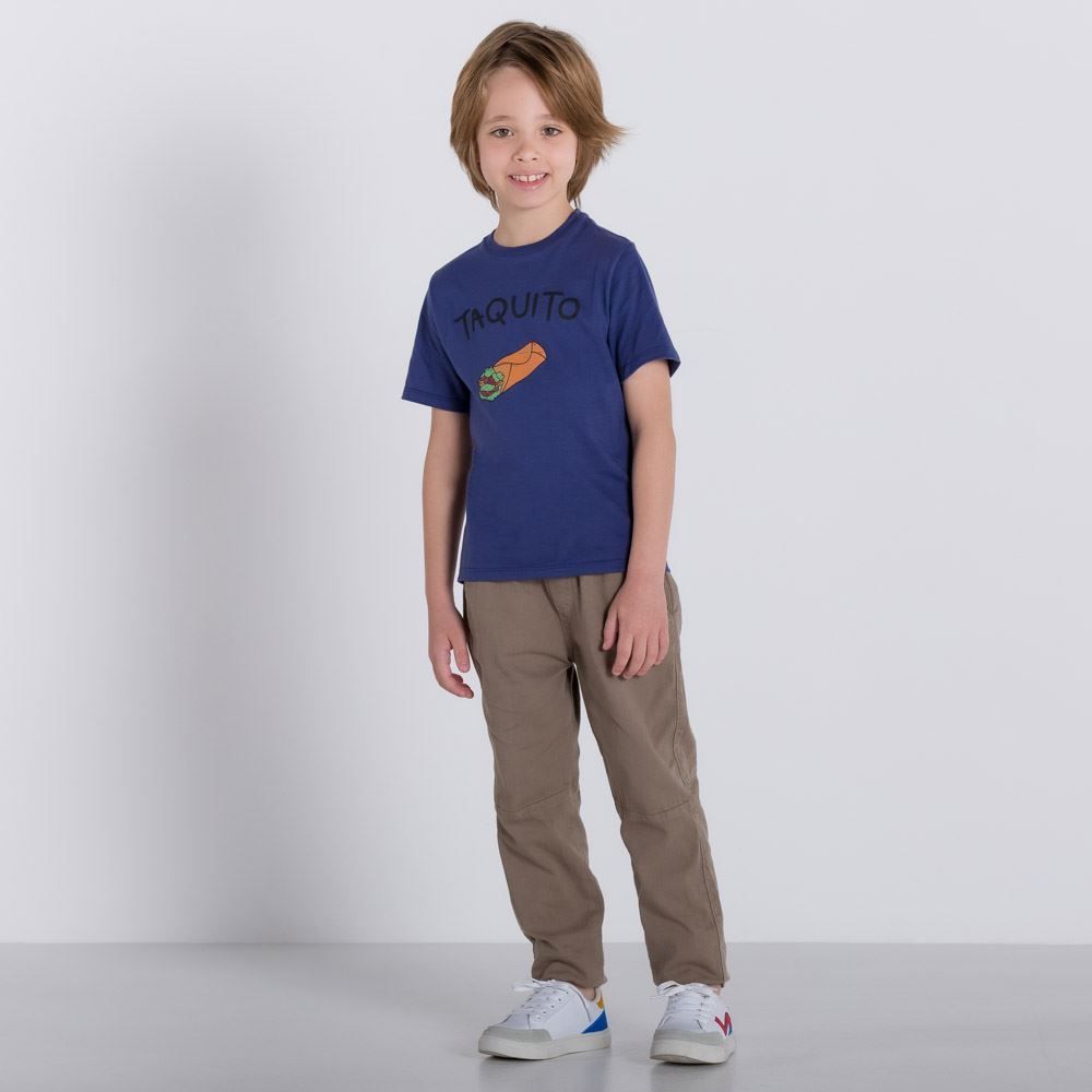 Camiseta Taquito Manga Curta Yoyo Kids
