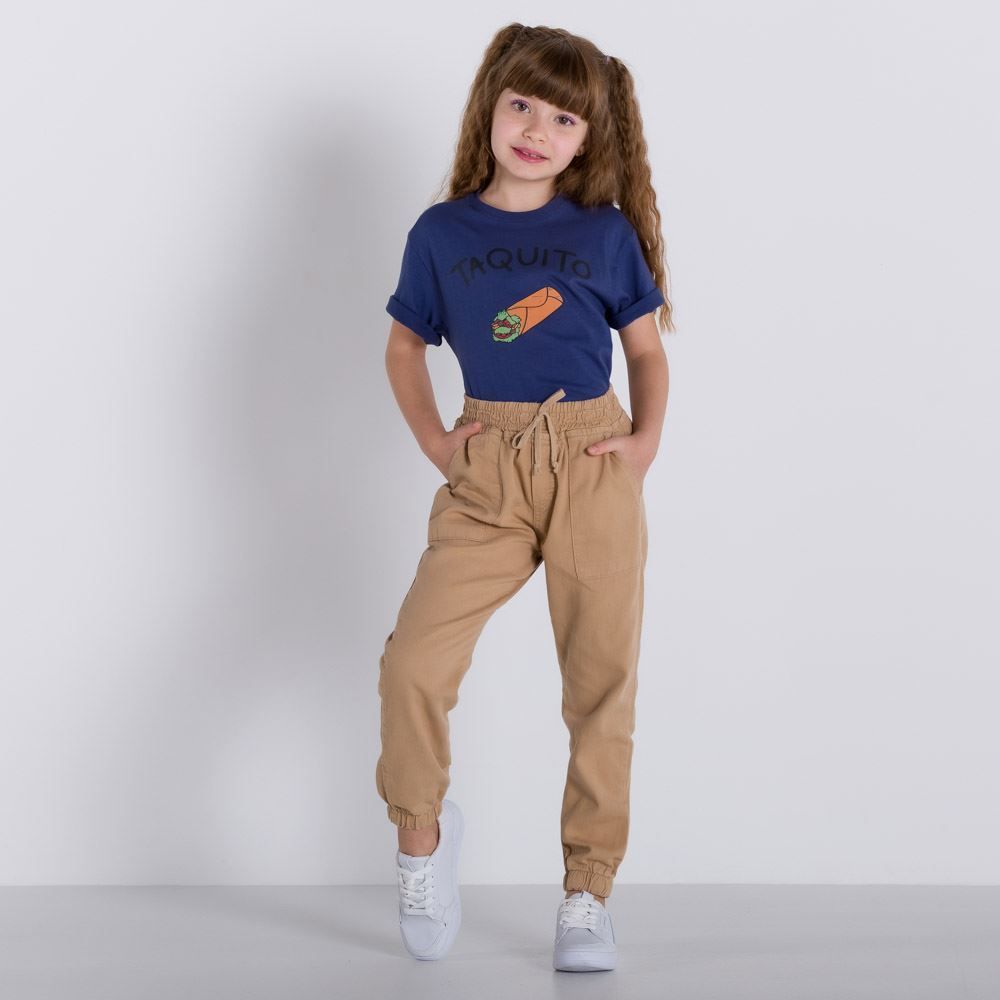Camiseta Taquito Manga Curta Yoyo Kids