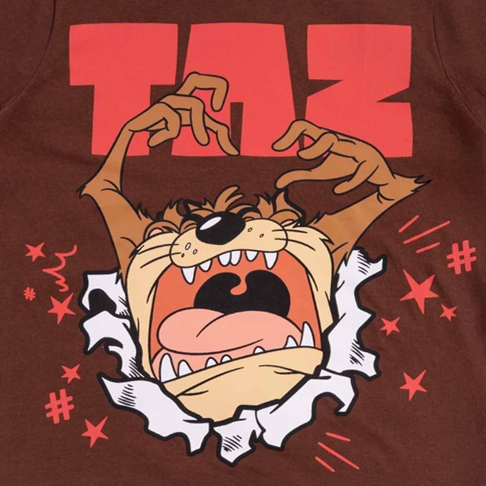 Camiseta Taz Mania Infantil 4 A 10 Anos Looney Tunes