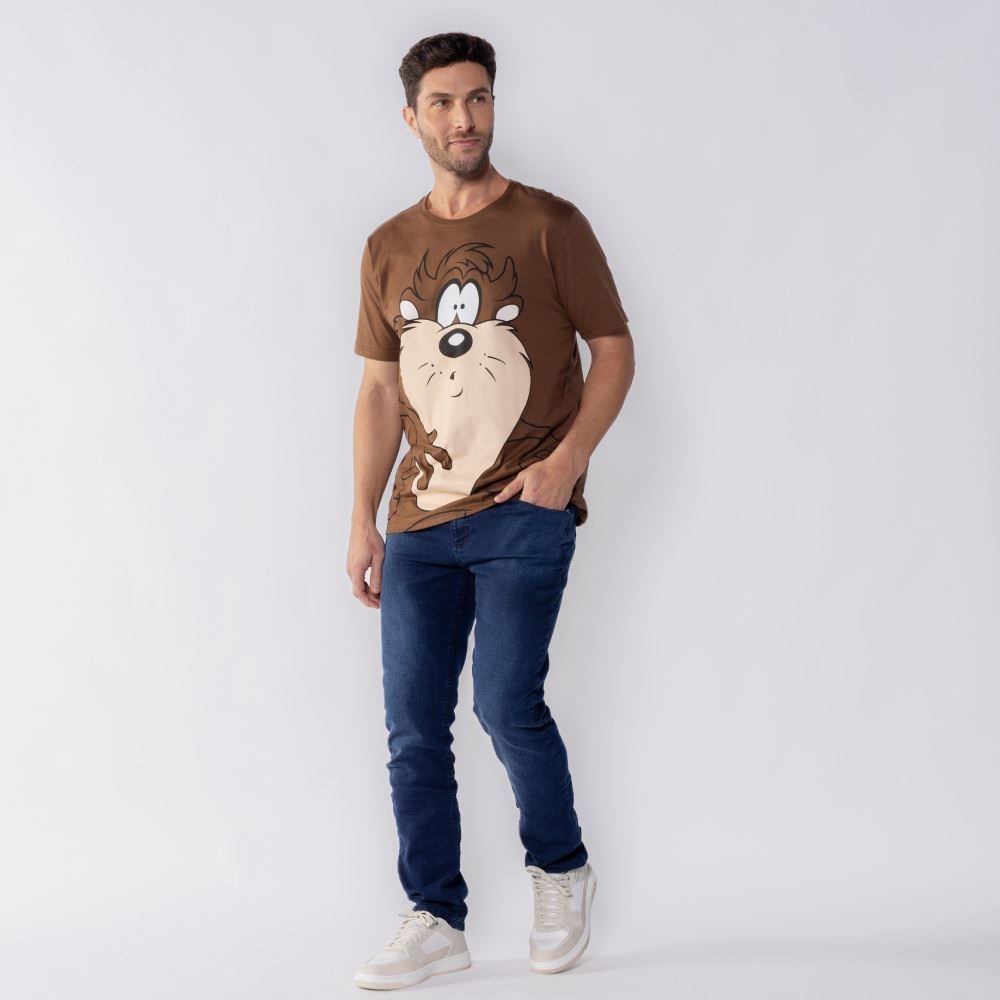 Camiseta Taz Mania Masculina Bandup