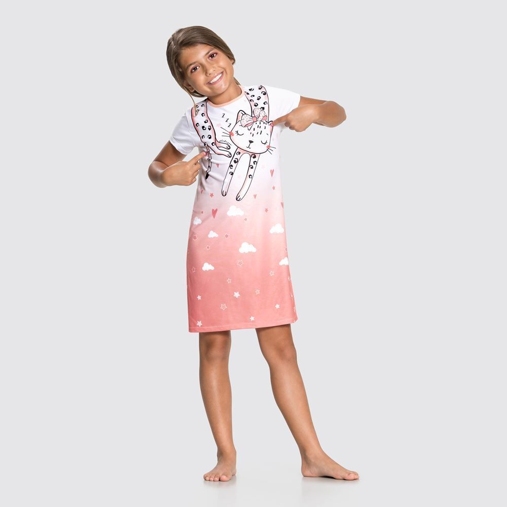 Camisola 4 a 10 Anos Estampa Divertida Alakazoo