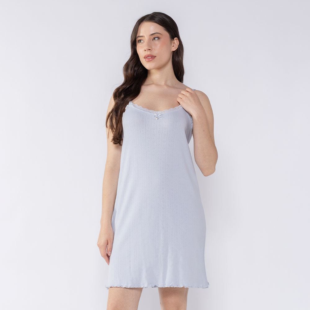 Camisola Feminina De Alça Tricô Camila Moretti