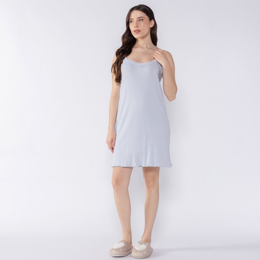 Camisola Feminina De Alça Tricô Camila Moretti