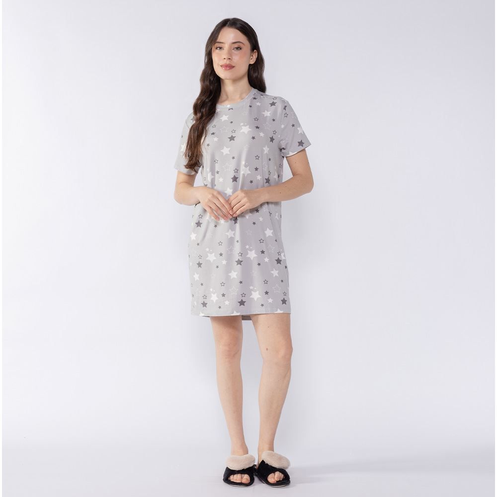 Camisola Feminina Manga Curta Estrela Camila Moretti