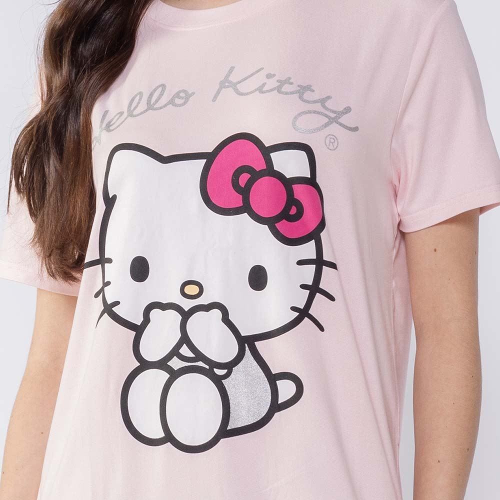 Camisola Hello Kitty Manga Curta Sanrio