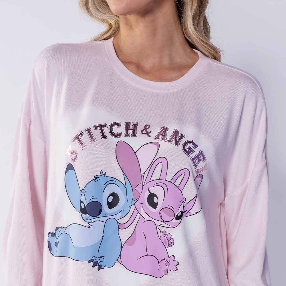Camisola Manga Longa Em Malha Tricot Disney