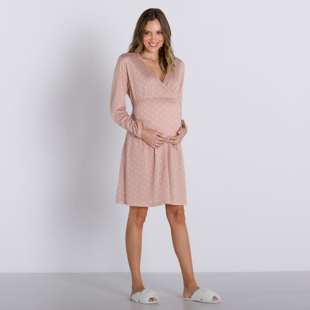 Camisola Para Gestante Manga Longa Fini