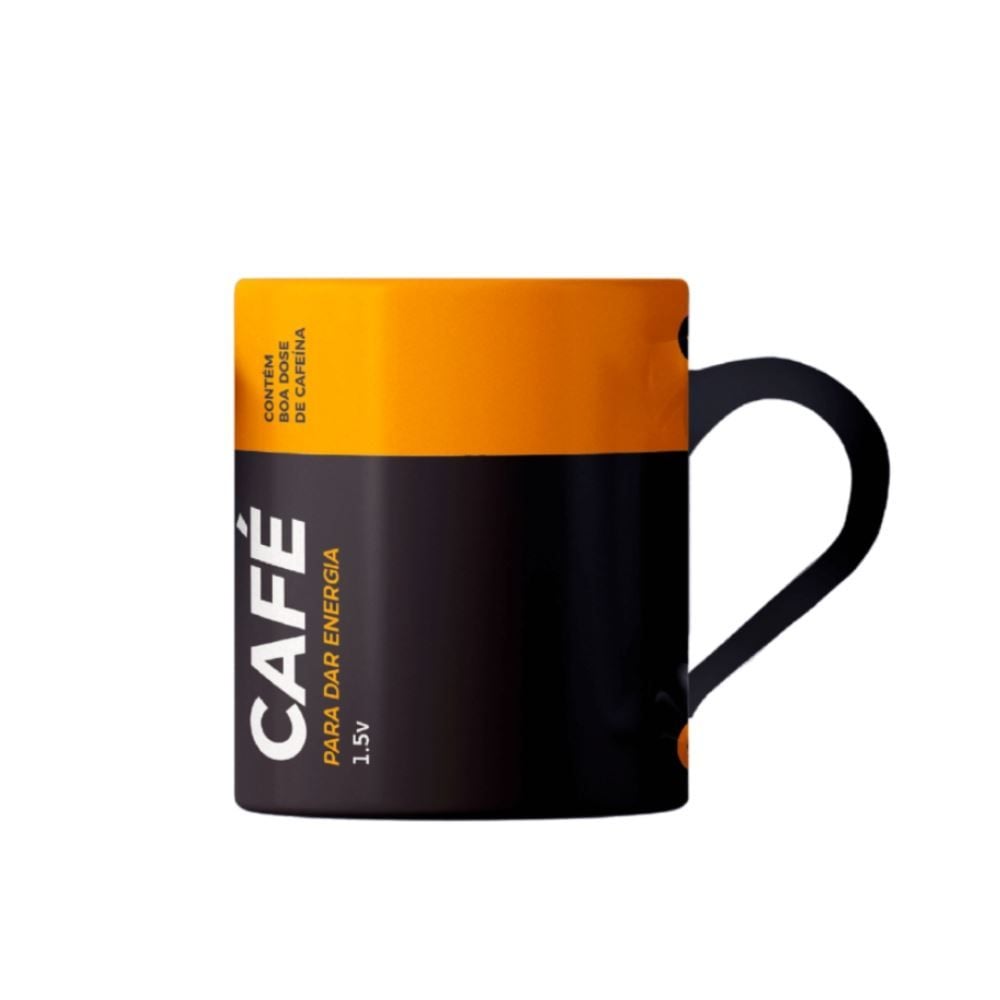 Caneca Café Energia Lv Porcelanas - 300ML 