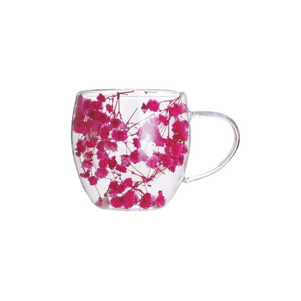 Caneca Camélia Primavera Allmix 250Ml - Vidro