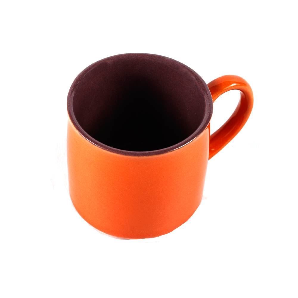 Caneca Cerâmica Dynasty 90Ml - Terracota/Marsala