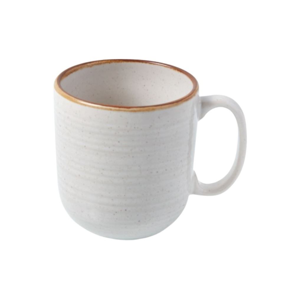 Caneca Cerâmica Naturalle Havan Casa 295Ml - Bege Brilhoso