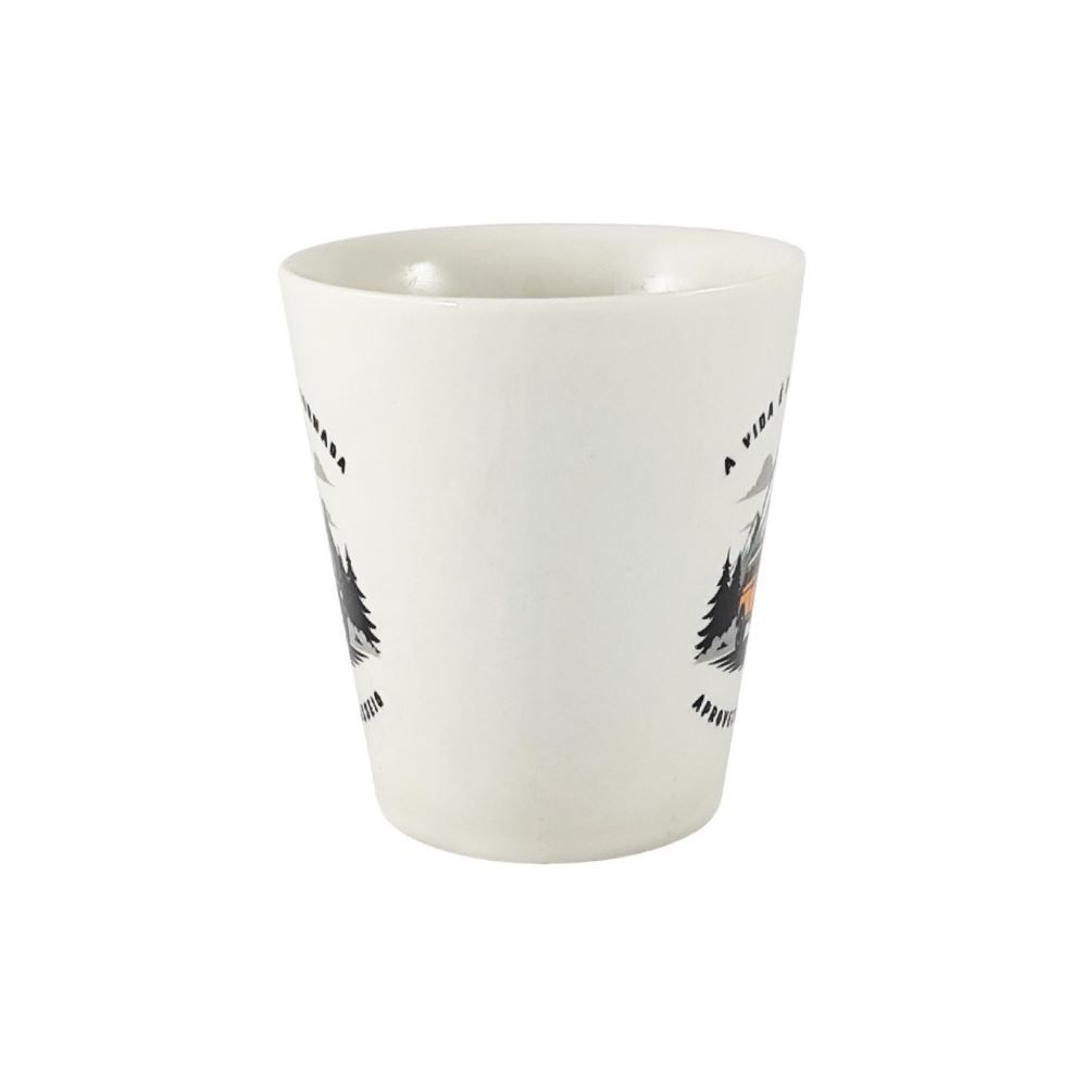 Caneca Cônica Aproveite o Passeio Lv Porcelanas - 290Ml