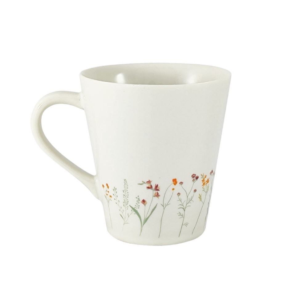 Caneca Cônica por Onde Flor Lv Porcelanas - 290Ml