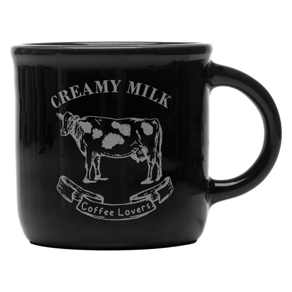 Caneca Creamy Milk 180Ml Lyor - PRETO