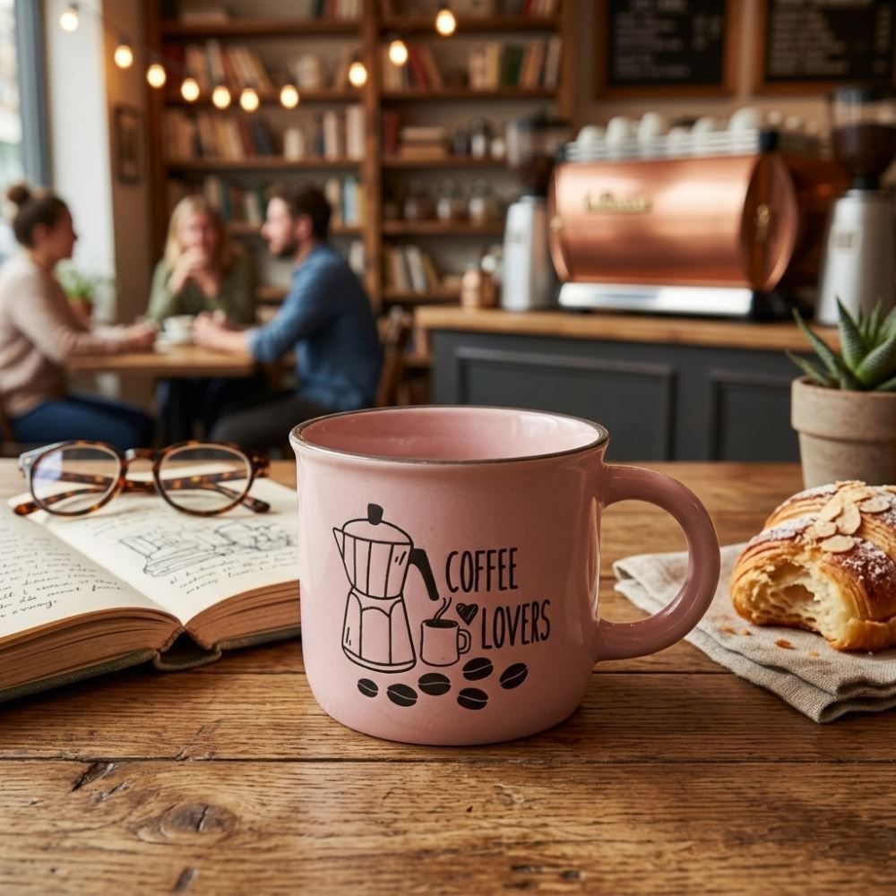 Caneca de Cerâmica Coffee Lovers Wollf 60Ml - Sortido