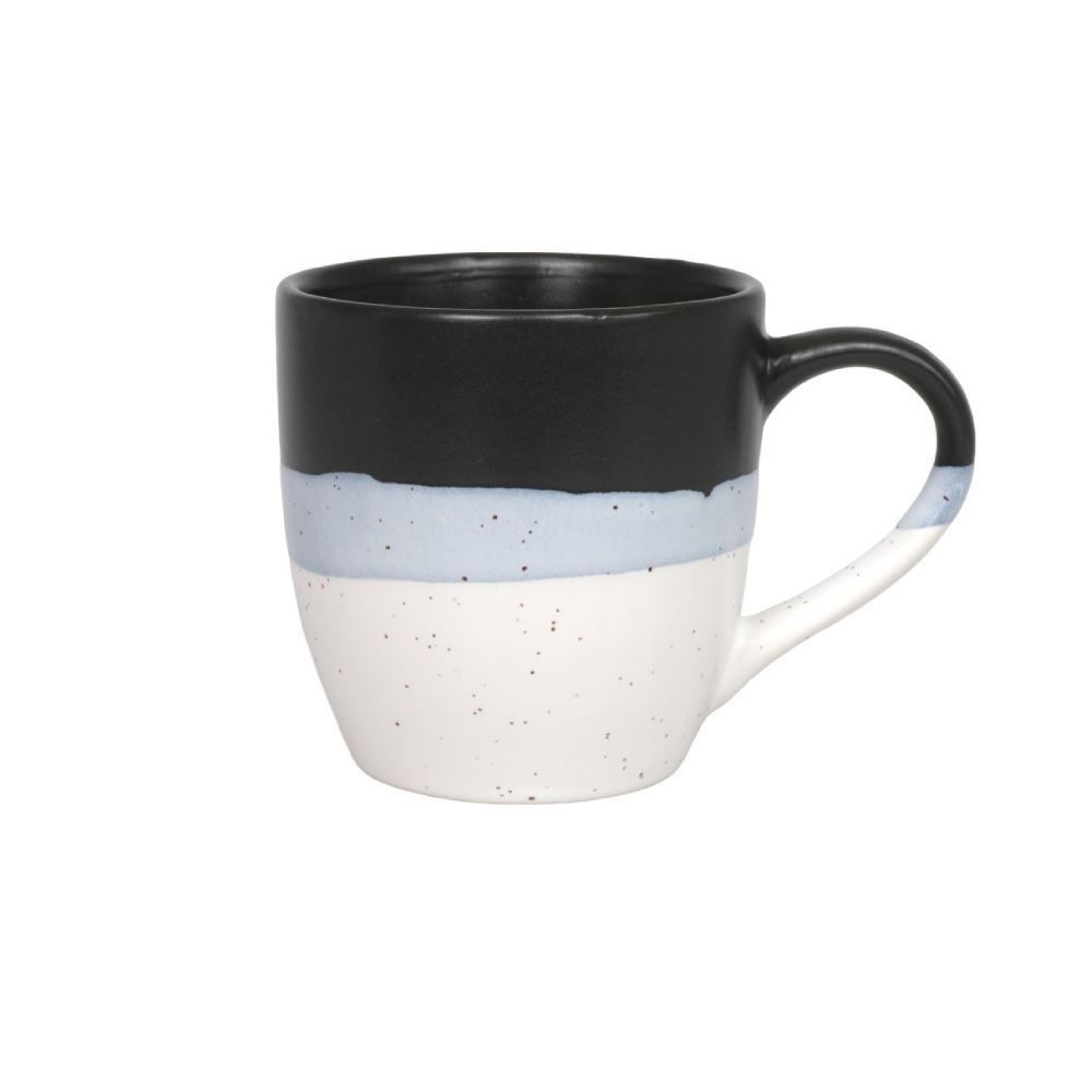 Caneca De Cerâmica Degradê Havan Casa 210Ml - Preto Fosco