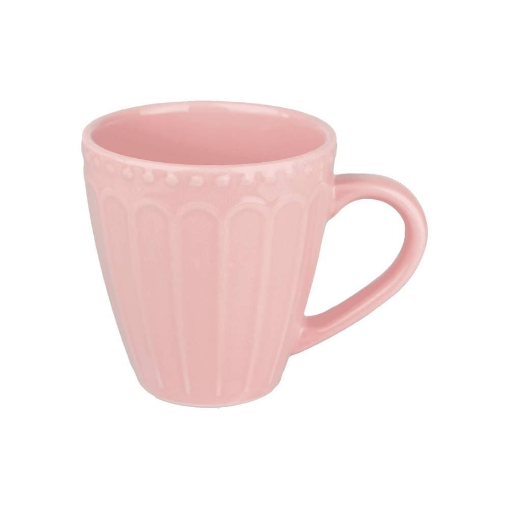 Caneca de Cerâmica Vintage 345Ml Havan Casa - Rosa
