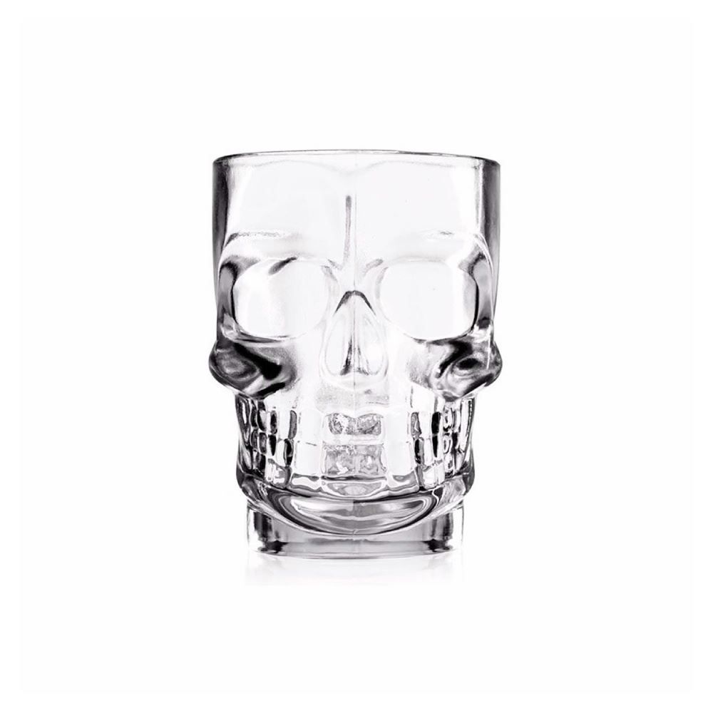 Caneca de Vidro Caveira 510Ml Lyor - Vidro
