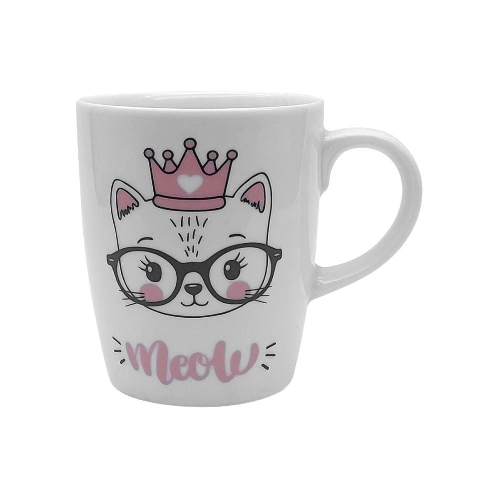 Caneca De Porcelana Estampada Havan Casa 230Ml - Meow