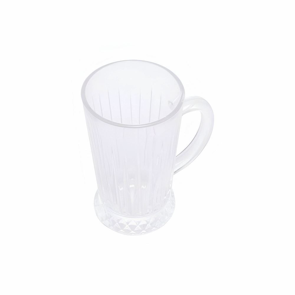 Caneca De Vidro Deli Diamante Lyor 210 Ml - Transparente