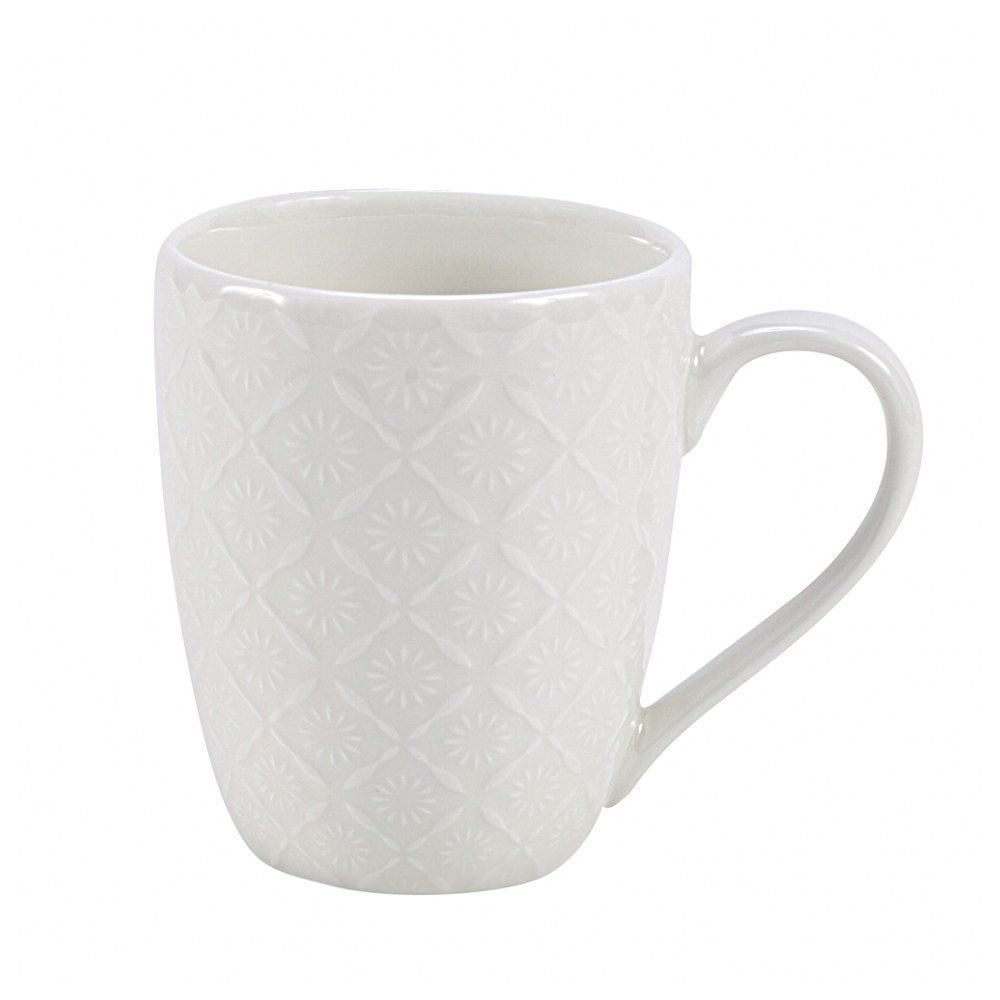 Caneca Decorada Geométrica Branco Havan Casa - 350ml